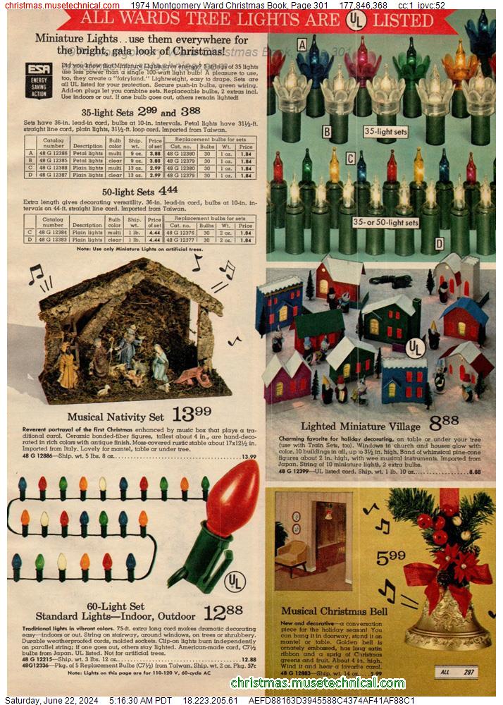 1974 Montgomery Ward Christmas Book, Page 301
