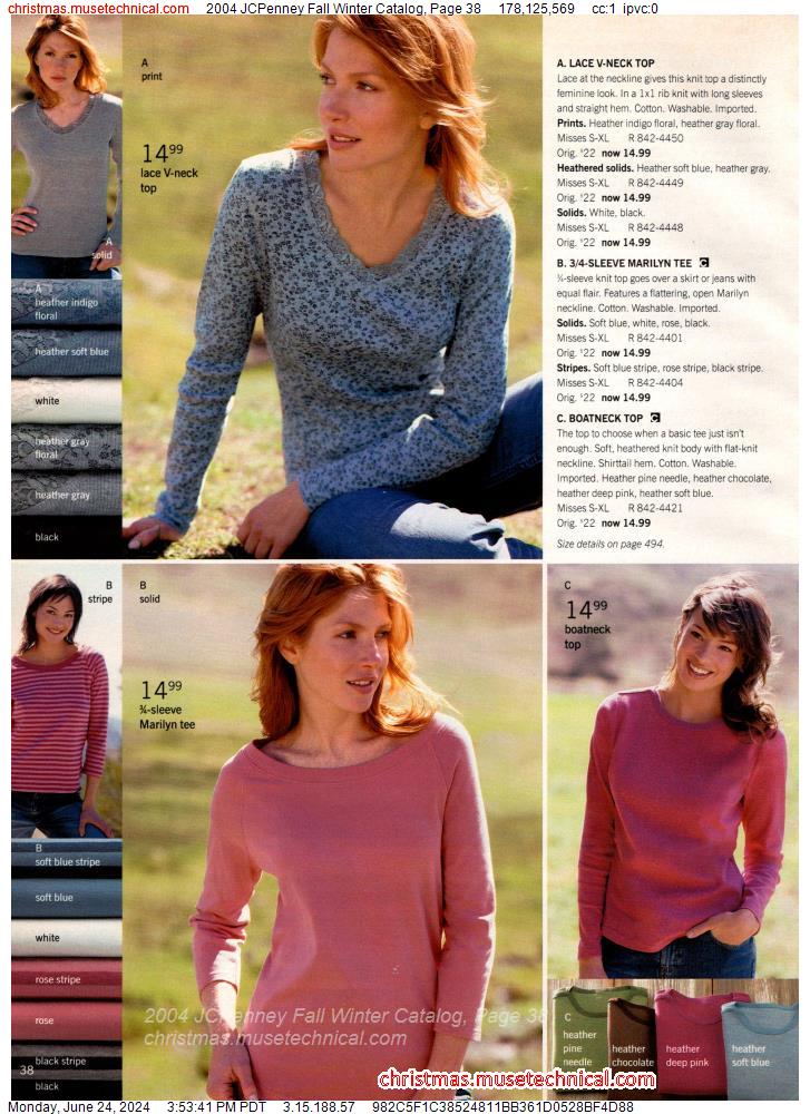 2004 JCPenney Fall Winter Catalog, Page 38
