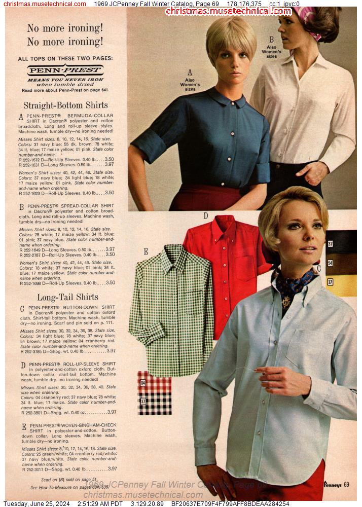 1969 JCPenney Fall Winter Catalog, Page 69