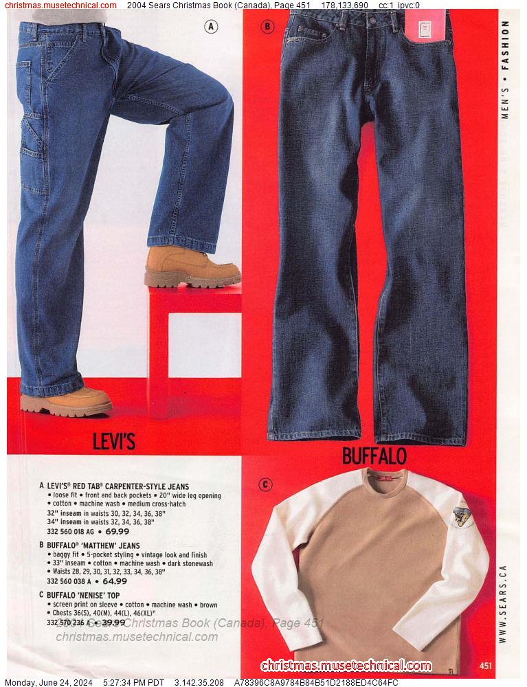 2004 Sears Christmas Book (Canada), Page 451