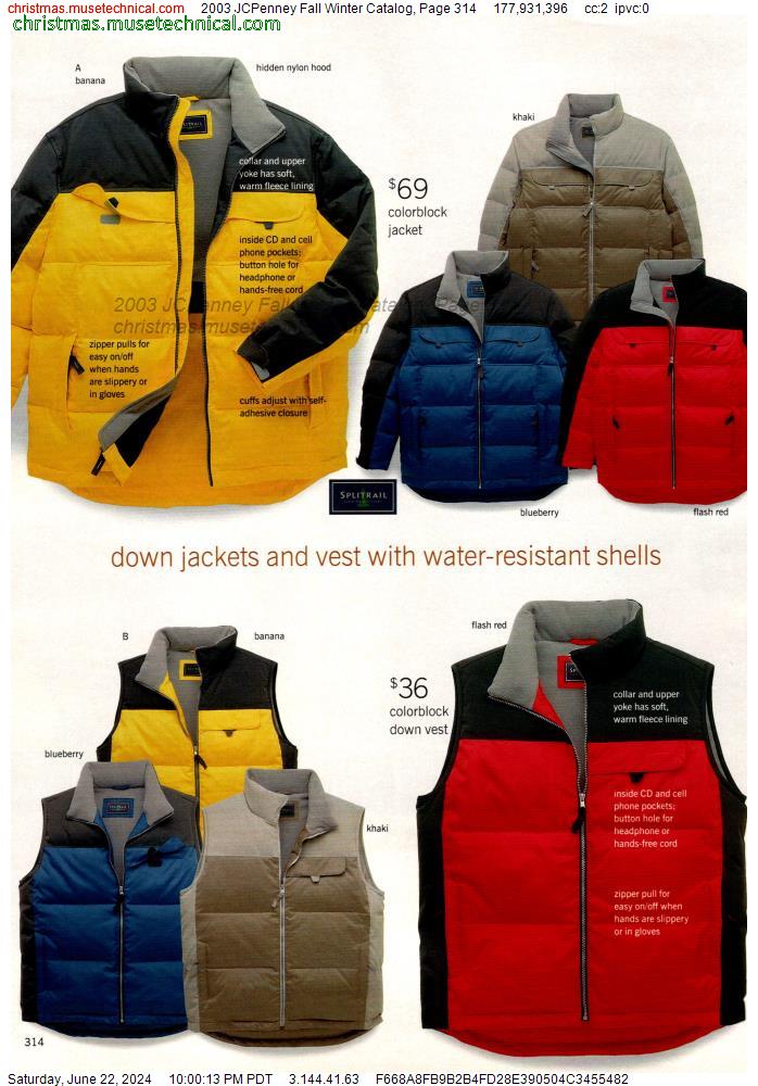 2003 JCPenney Fall Winter Catalog, Page 314