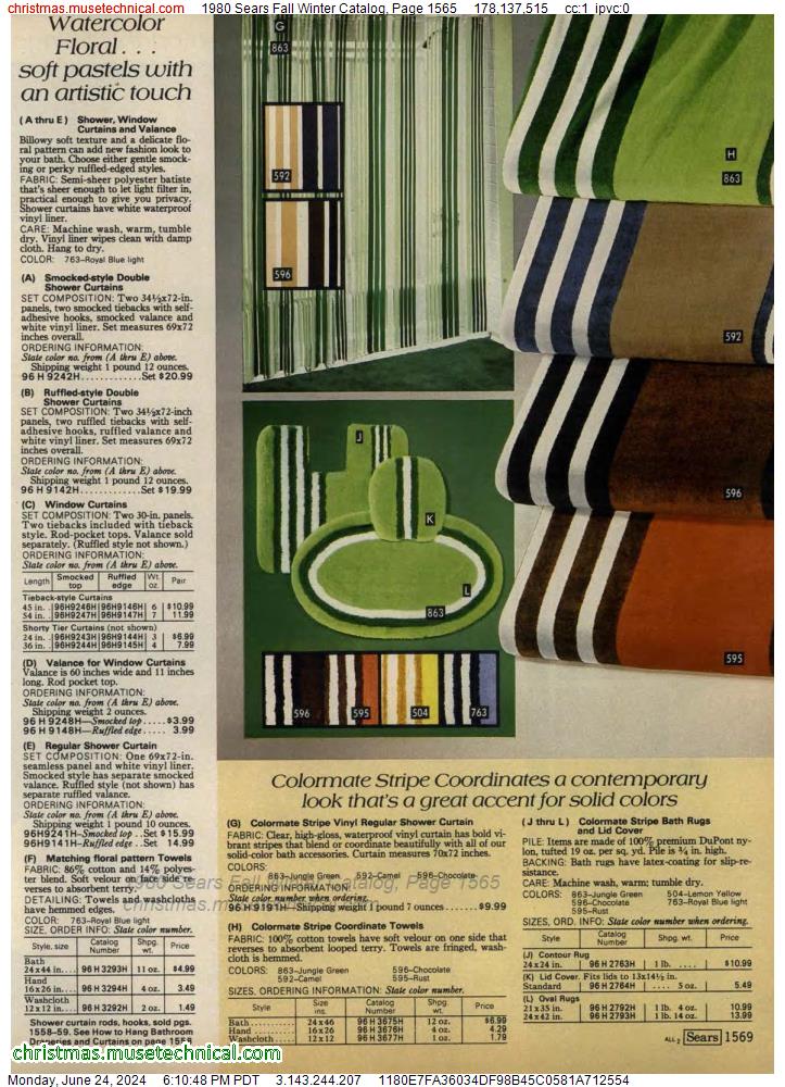 1980 Sears Fall Winter Catalog, Page 1565