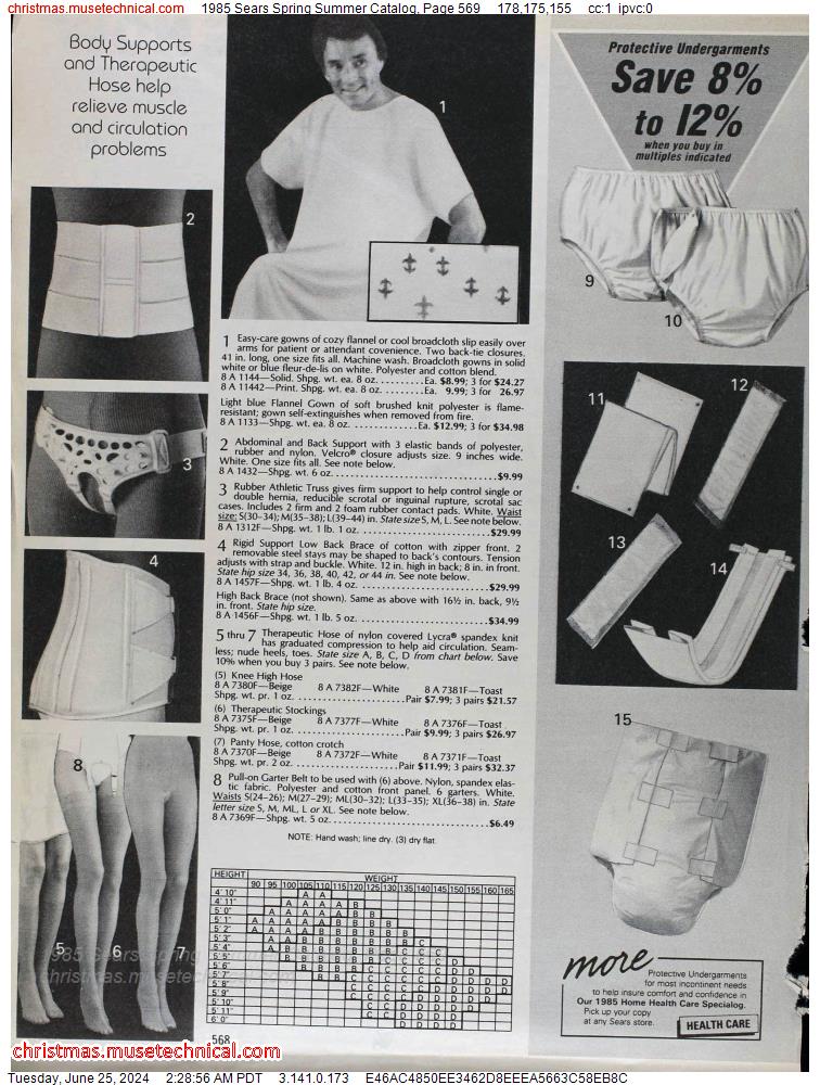 1985 Sears Spring Summer Catalog, Page 569
