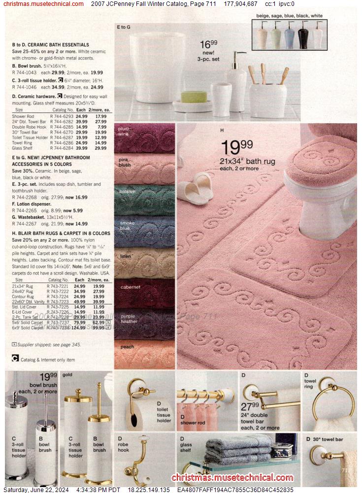 2007 JCPenney Fall Winter Catalog, Page 711