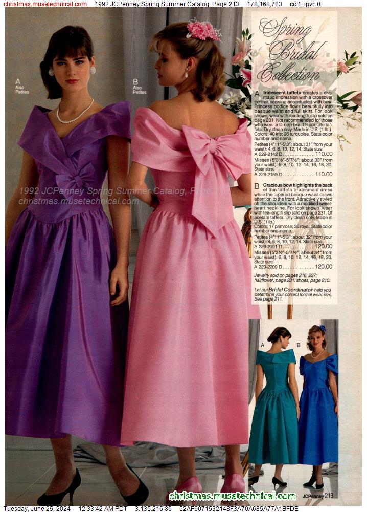 1992 JCPenney Spring Summer Catalog, Page 213