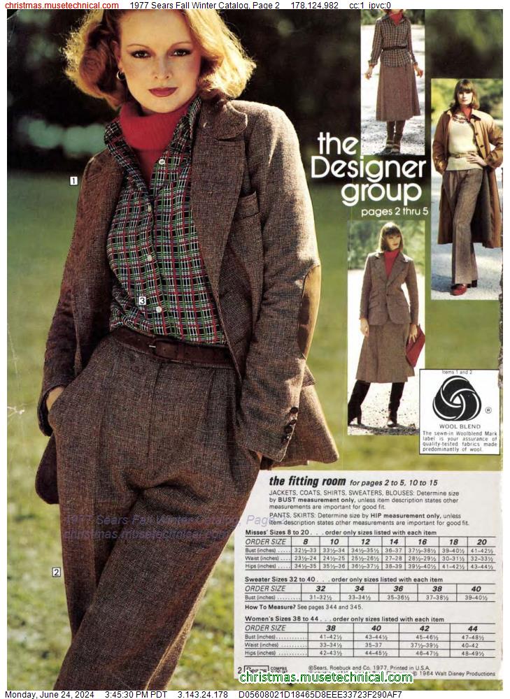 1977 Sears Fall Winter Catalog, Page 2