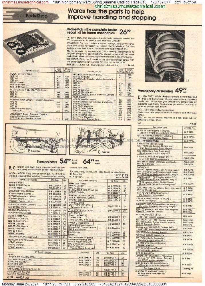 1981 Montgomery Ward Spring Summer Catalog, Page 618