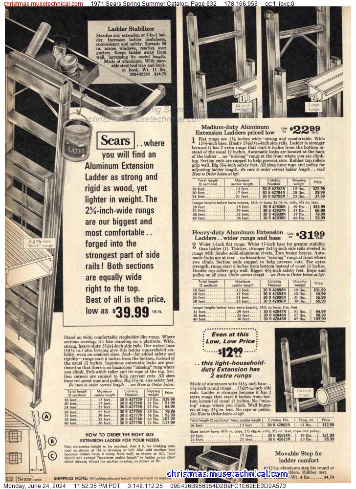 1971 Sears Spring Summer Catalog, Page 632