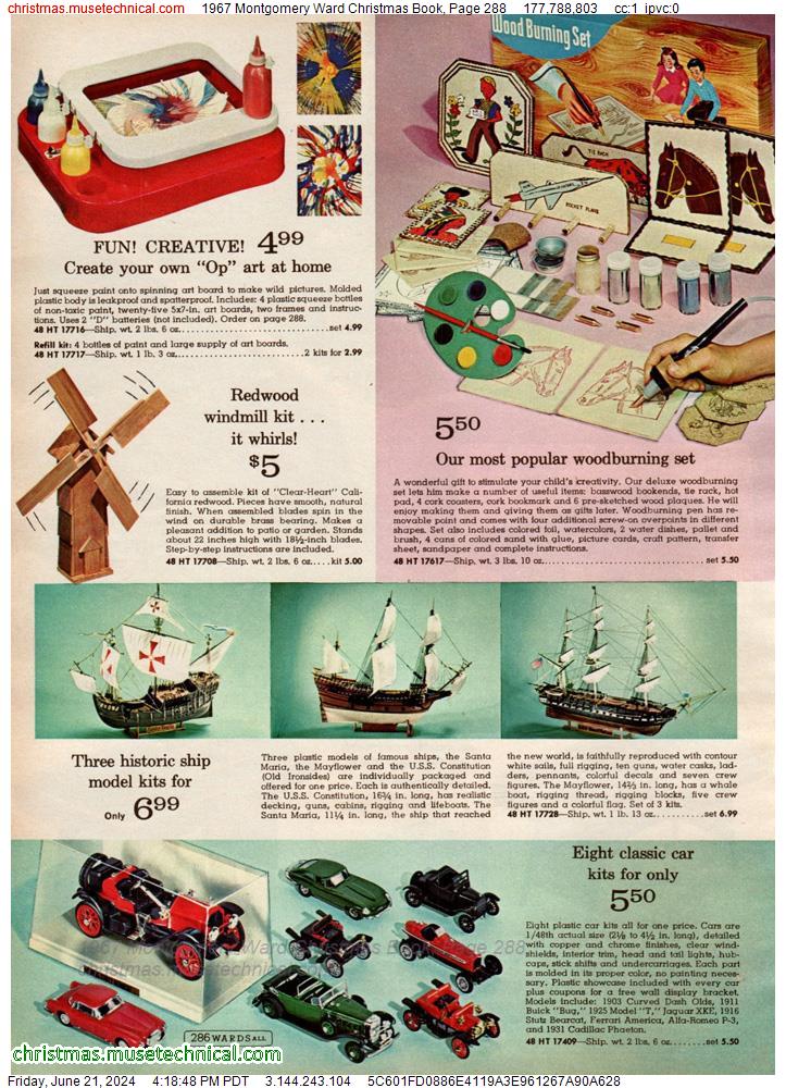 1967 Montgomery Ward Christmas Book, Page 288