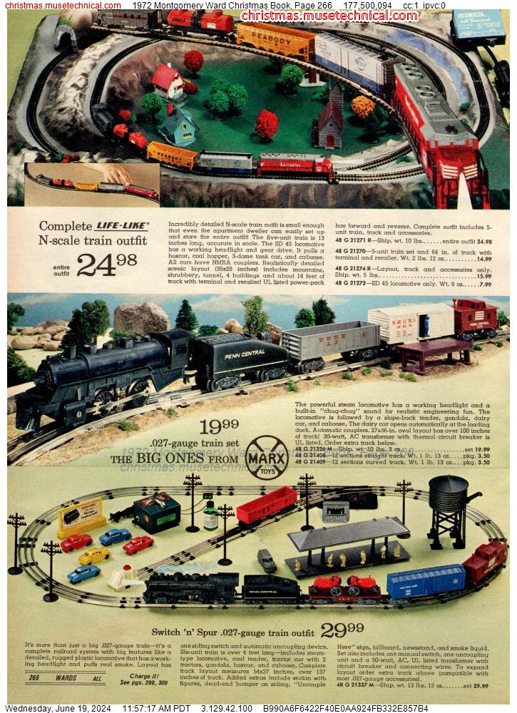 1972 Montgomery Ward Christmas Book, Page 266