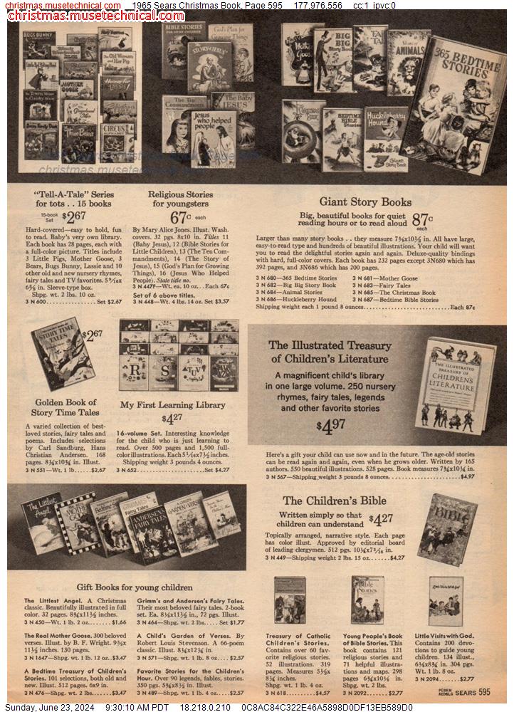 1965 Sears Christmas Book, Page 595