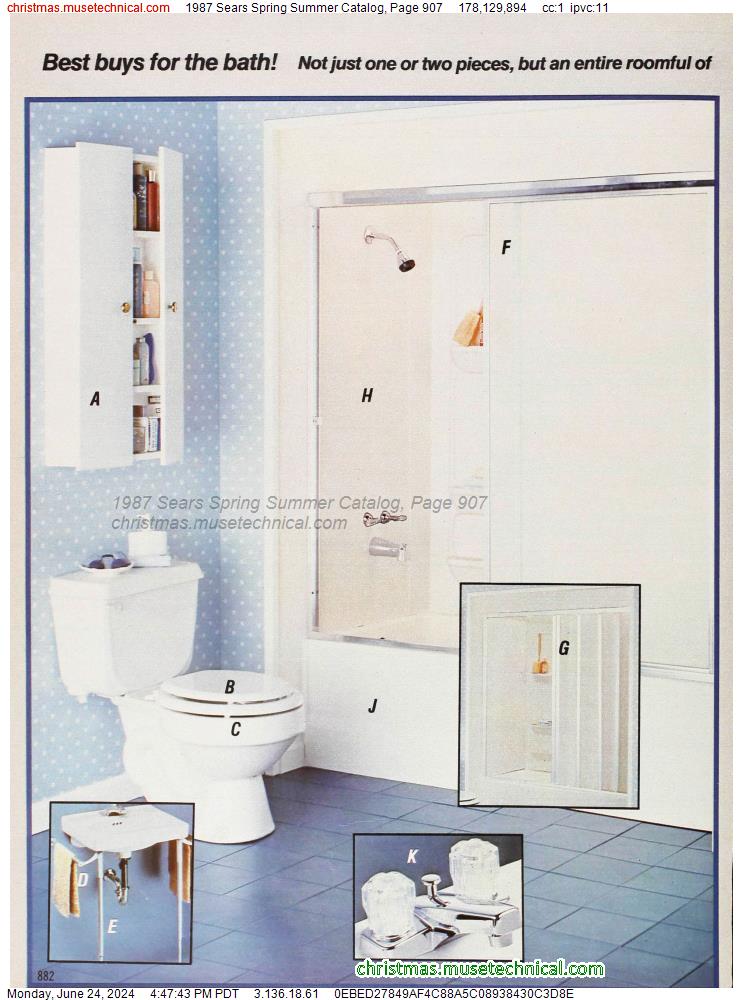 1987 Sears Spring Summer Catalog, Page 907