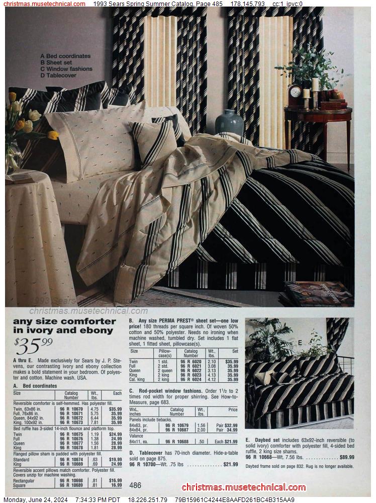 1993 Sears Spring Summer Catalog, Page 485