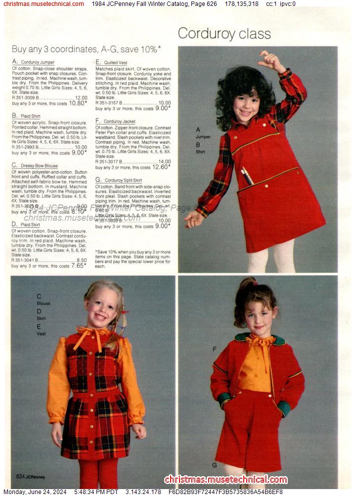 1984 JCPenney Fall Winter Catalog, Page 626