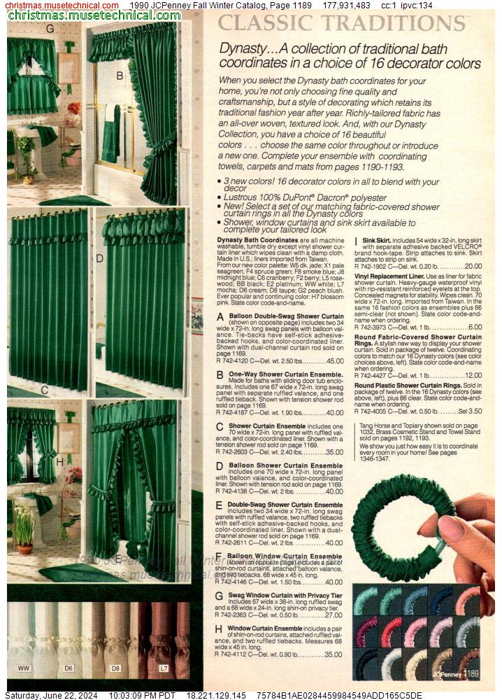 1990 JCPenney Fall Winter Catalog, Page 1189