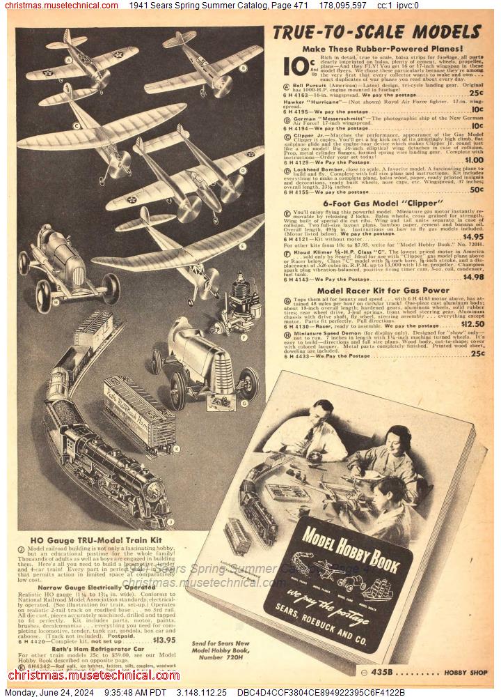 1941 Sears Spring Summer Catalog, Page 471