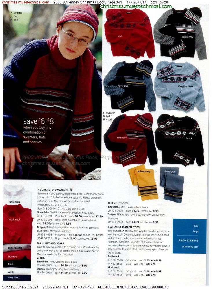 2003 JCPenney Christmas Book, Page 341