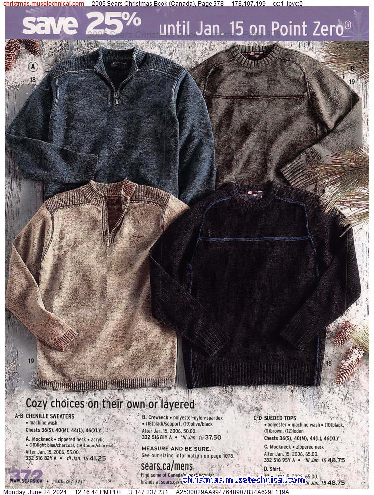 2005 Sears Christmas Book (Canada), Page 378