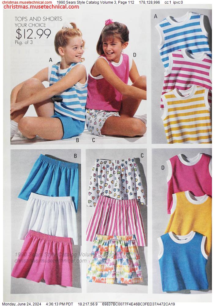 1990 Sears Style Catalog Volume 3, Page 112