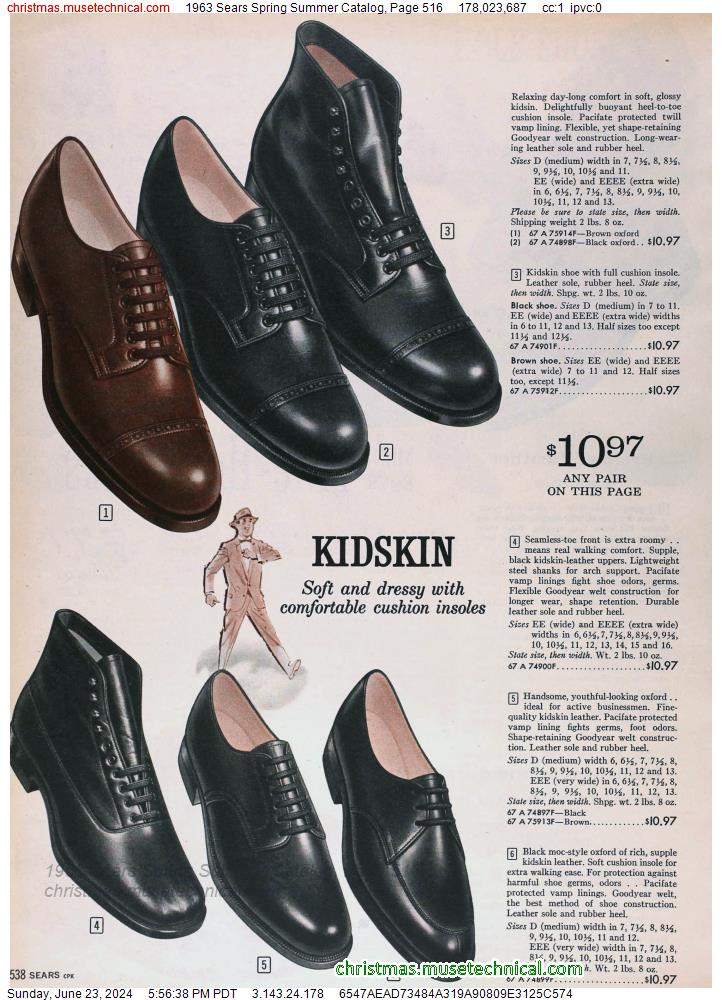 1963 Sears Spring Summer Catalog, Page 516