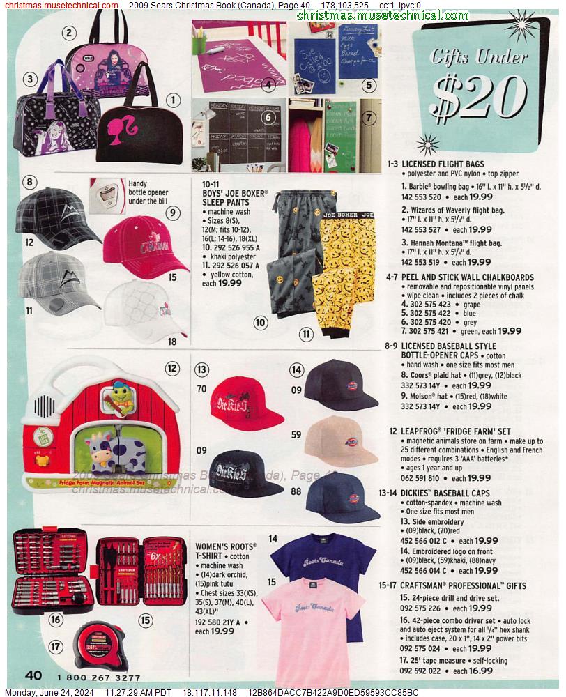 2009 Sears Christmas Book (Canada), Page 40