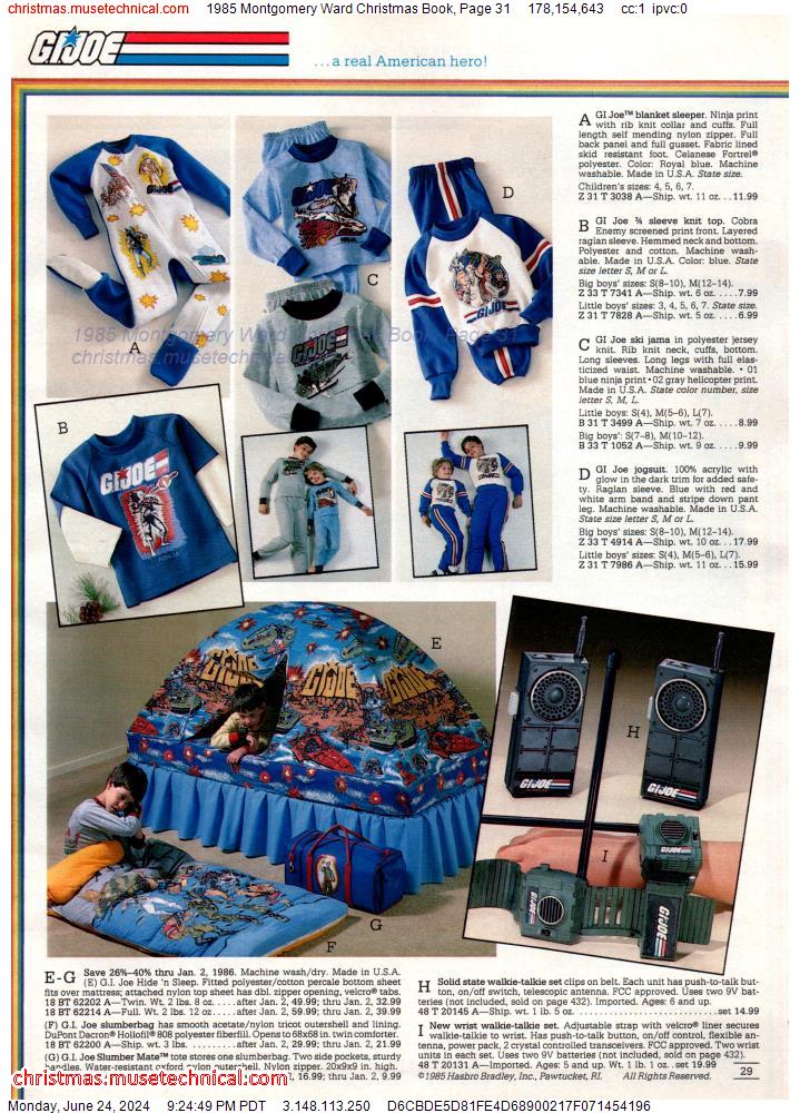 1985 Montgomery Ward Christmas Book, Page 31
