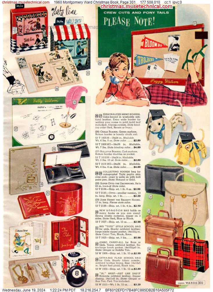 1960 Montgomery Ward Christmas Book, Page 301