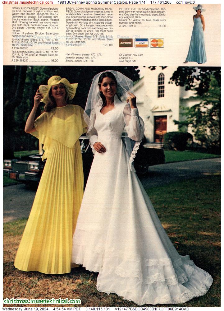 1981 JCPenney Spring Summer Catalog, Page 174