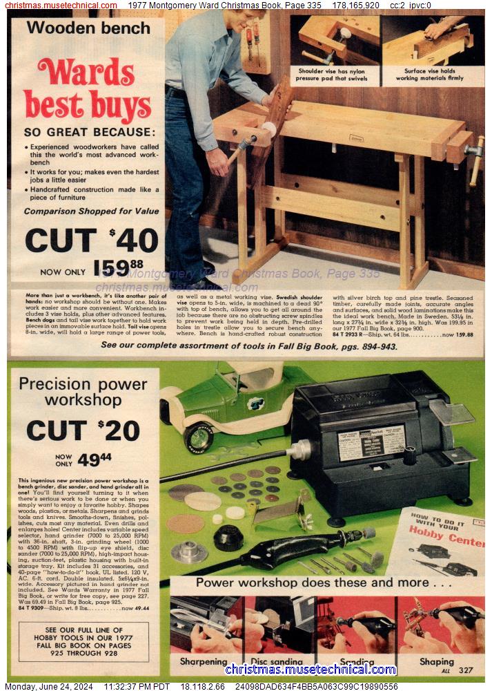 1977 Montgomery Ward Christmas Book, Page 335