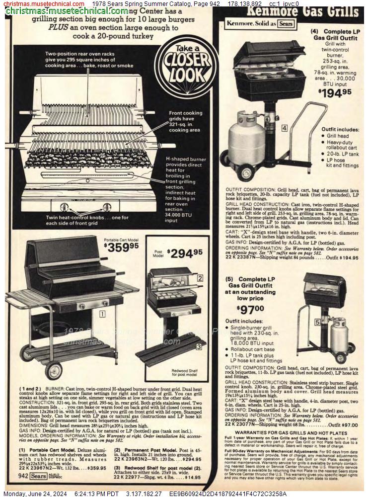 1978 Sears Spring Summer Catalog, Page 942