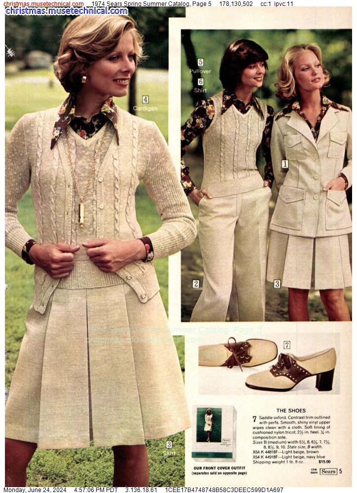 1974 Sears Spring Summer Catalog, Page 5