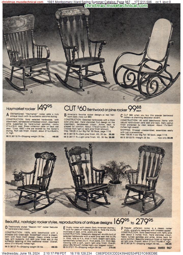 1981 Montgomery Ward Spring Summer Catalog, Page 967