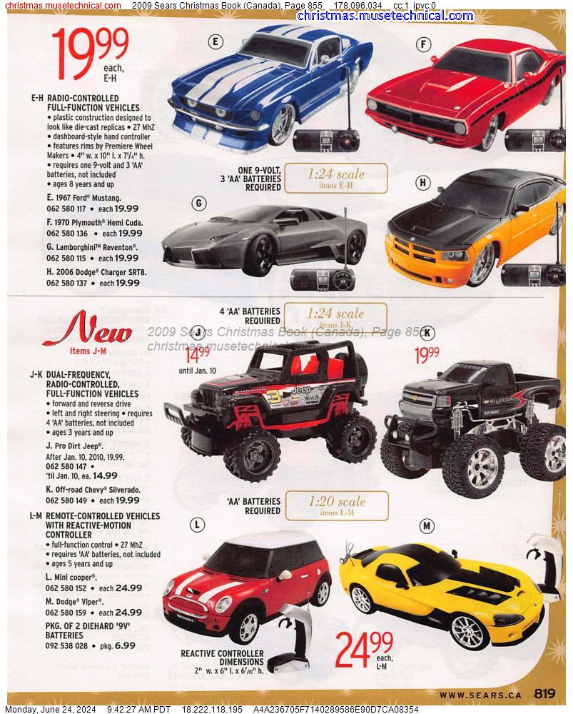 2009 Sears Christmas Book (Canada), Page 855