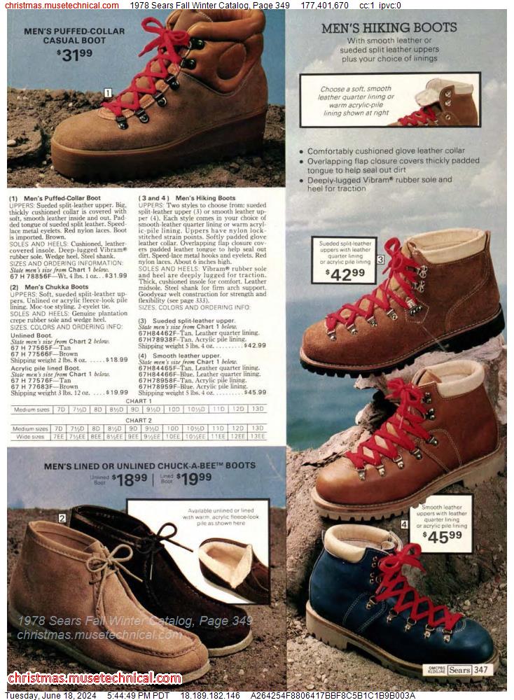 1978 Sears Fall Winter Catalog, Page 349