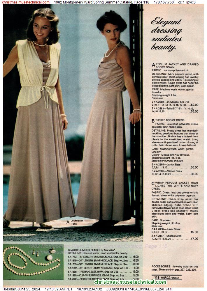 1982 Montgomery Ward Spring Summer Catalog, Page 118