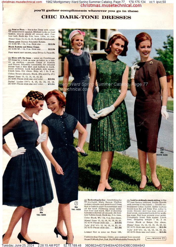 1962 Montgomery Ward Spring Summer Catalog, Page 77