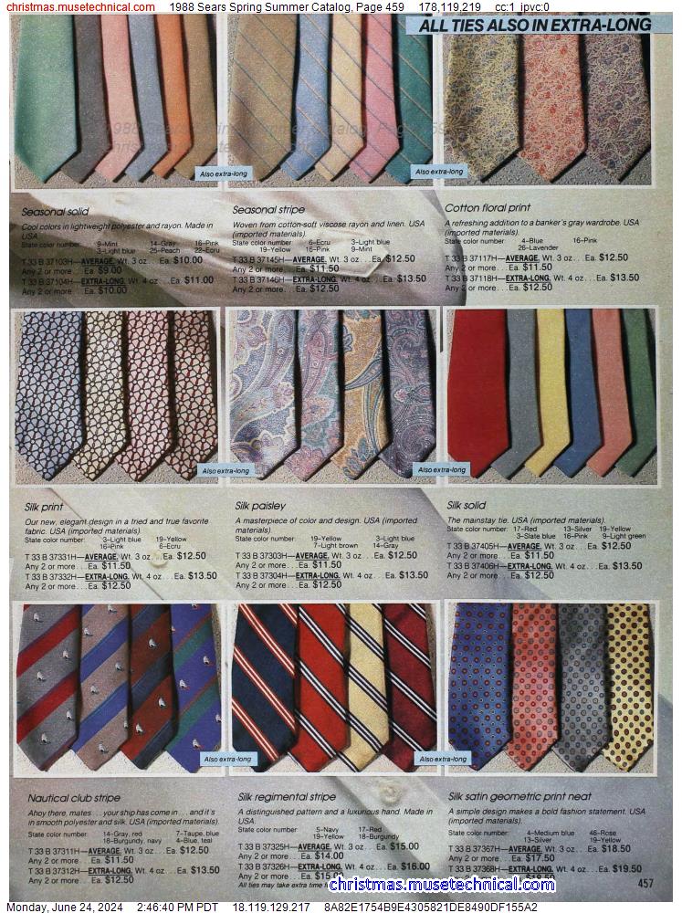 1988 Sears Spring Summer Catalog, Page 459
