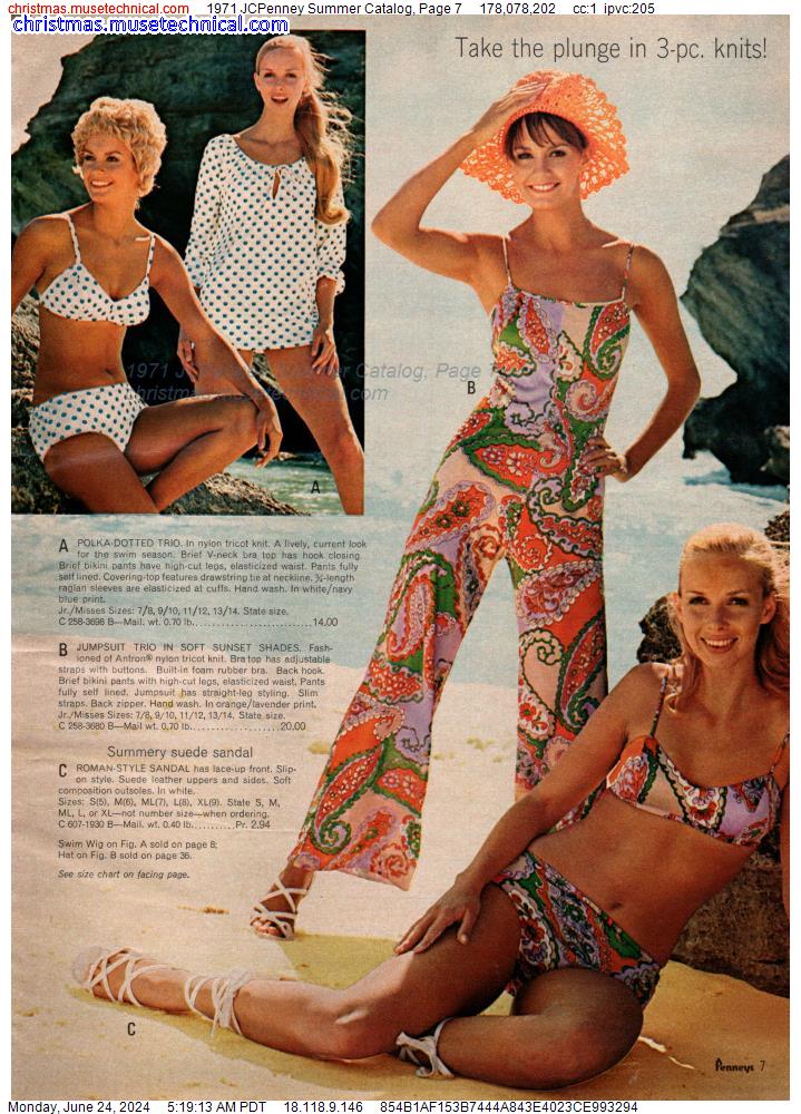 1971 JCPenney Summer Catalog, Page 7