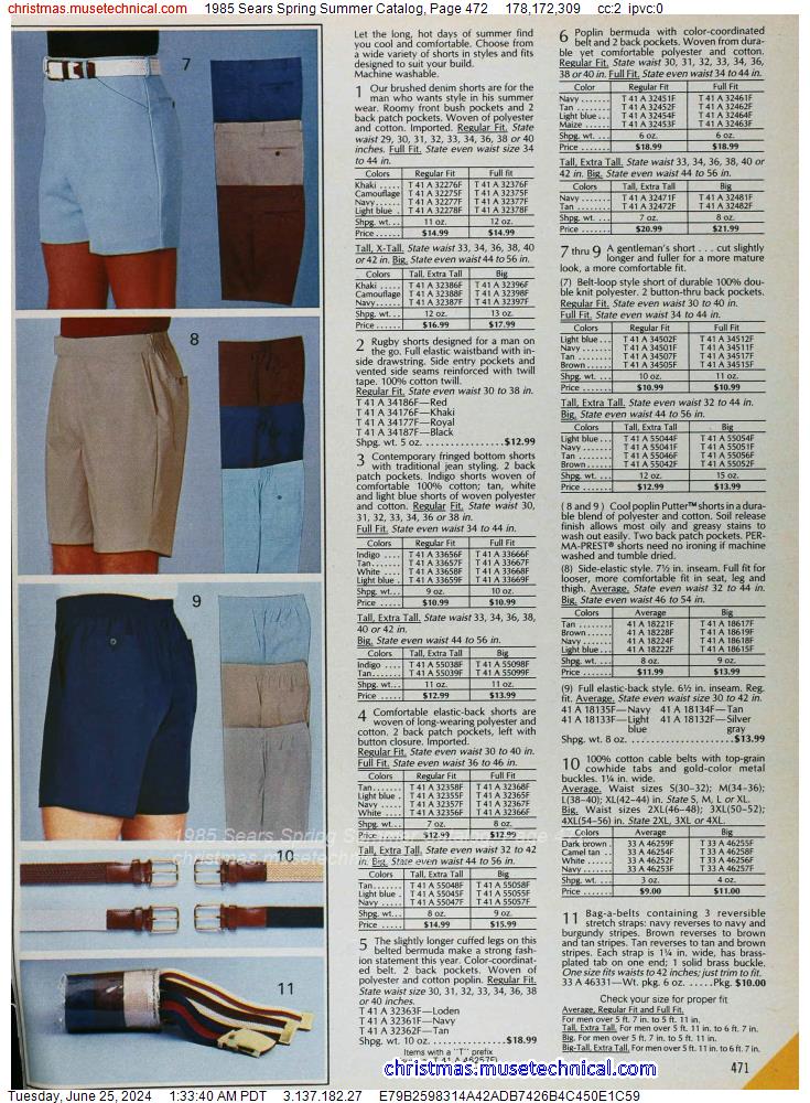 1985 Sears Spring Summer Catalog, Page 472