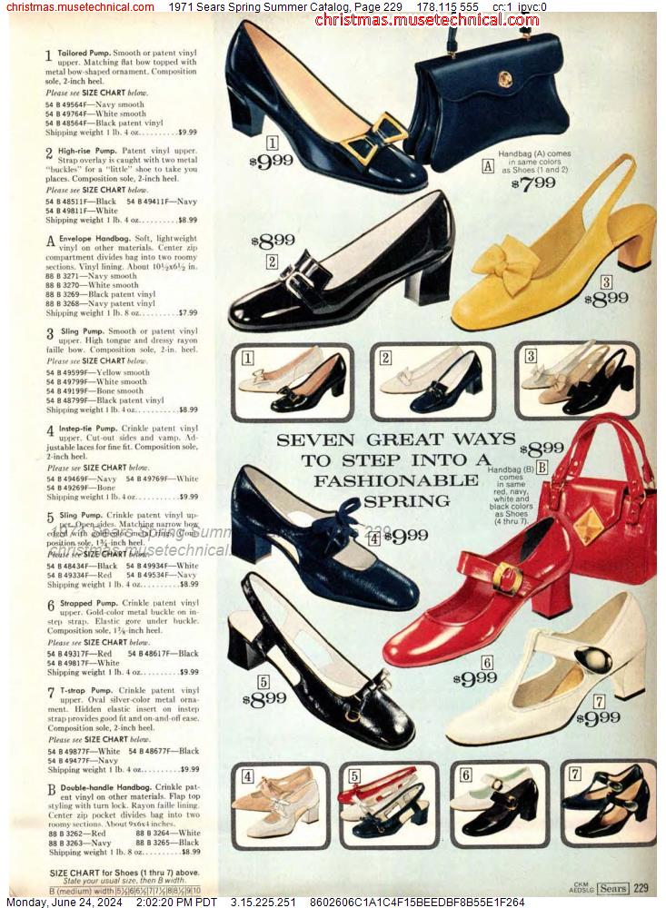 1971 Sears Spring Summer Catalog, Page 229
