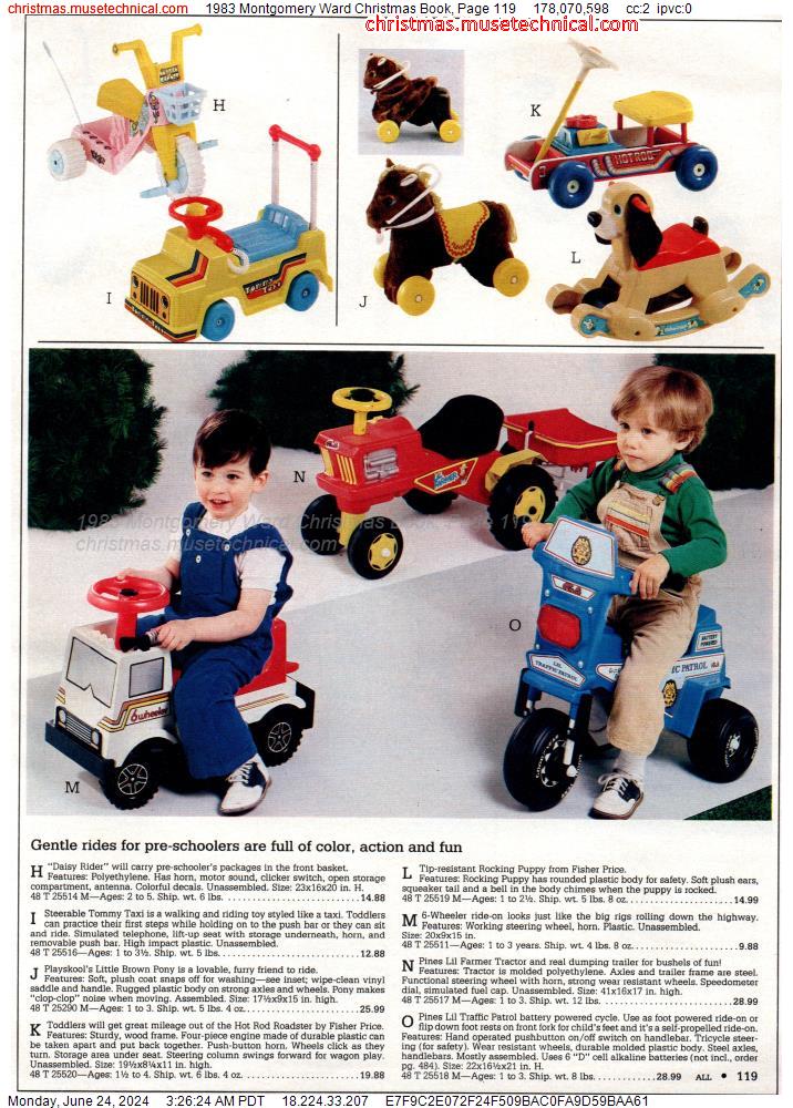 1983 Montgomery Ward Christmas Book, Page 119