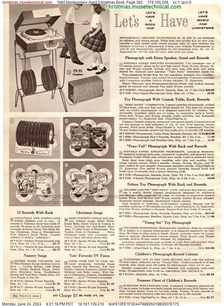 1960 Montgomery Ward Christmas Book, Page 362
