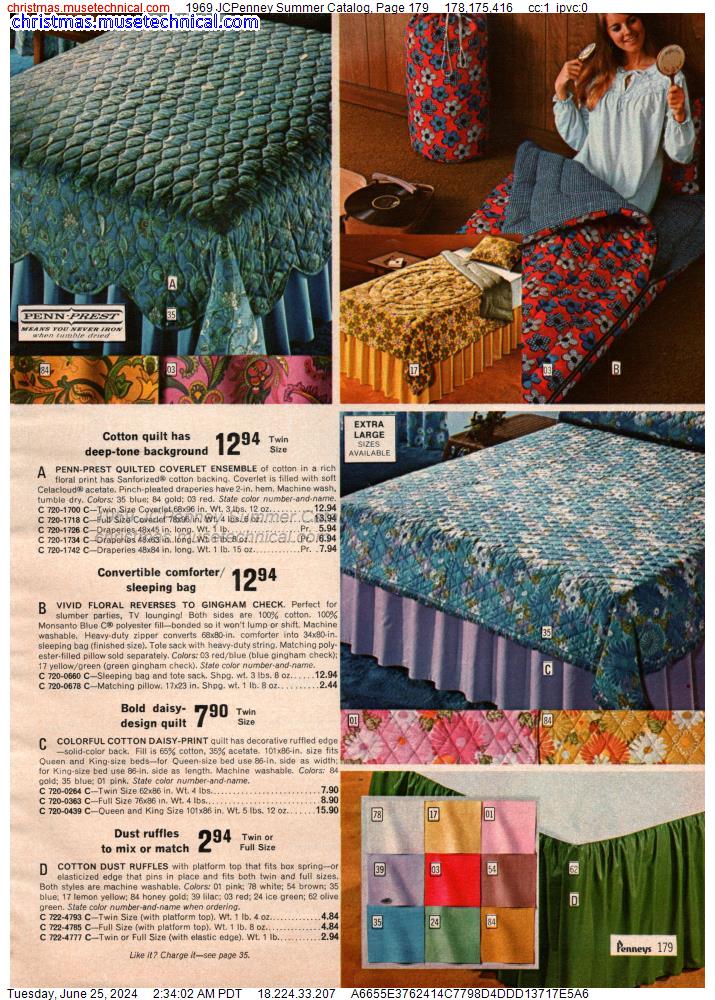 1969 JCPenney Summer Catalog, Page 179