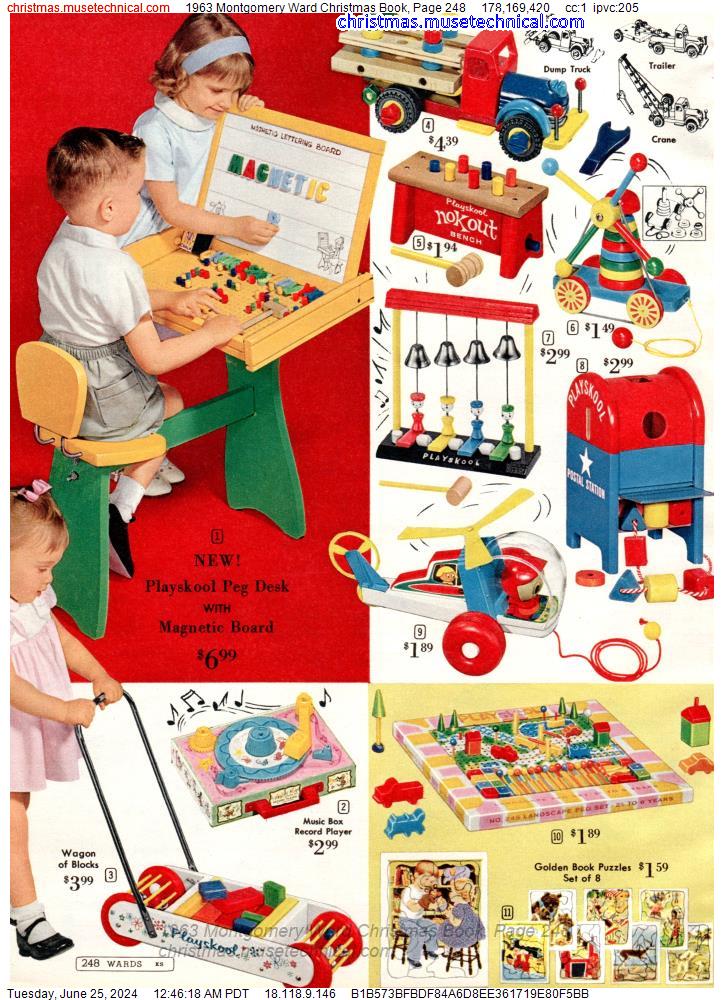 1963 Montgomery Ward Christmas Book, Page 248