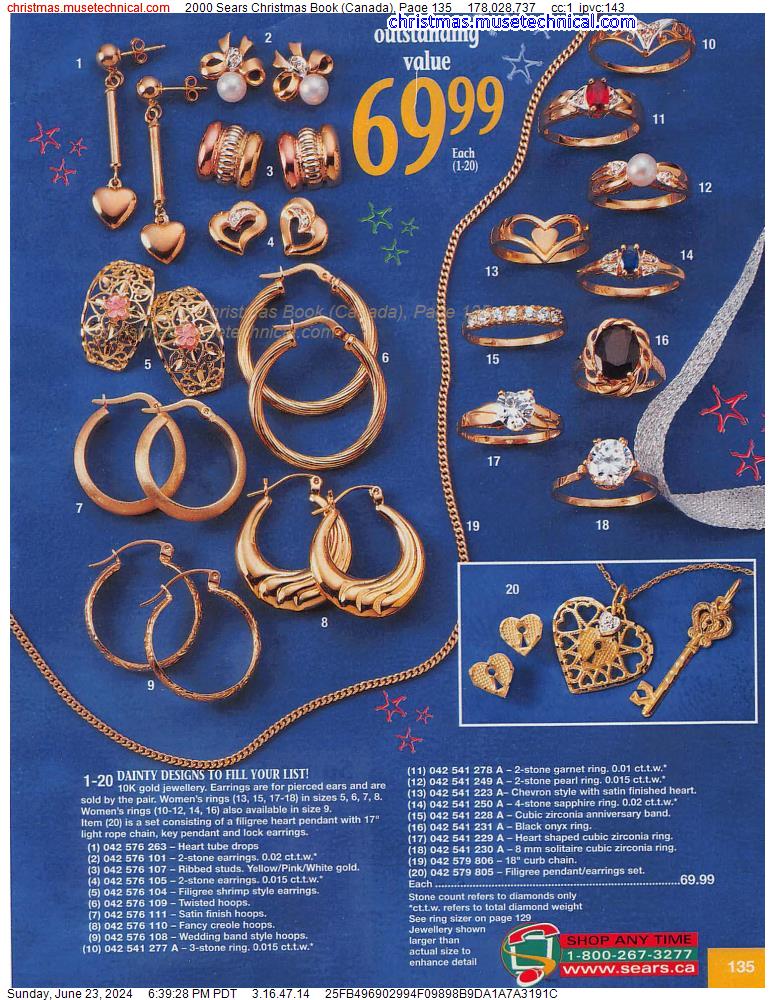 2000 Sears Christmas Book (Canada), Page 135
