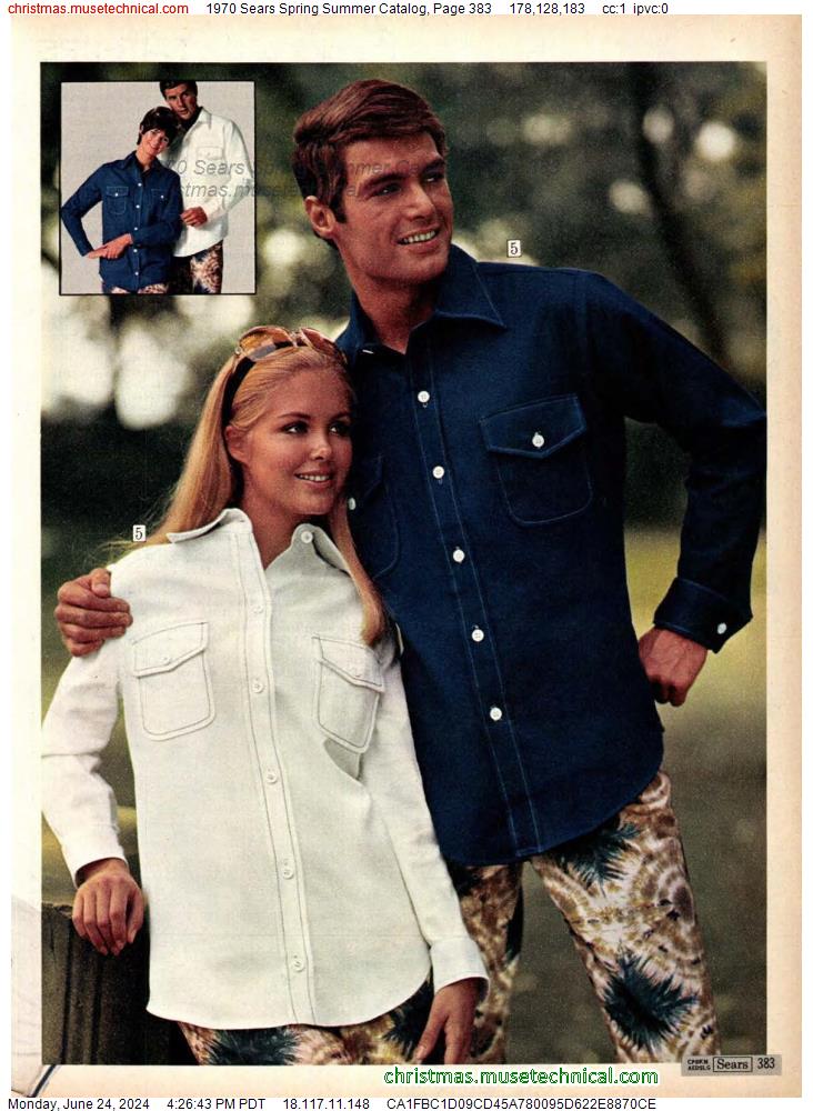 1970 Sears Spring Summer Catalog, Page 383