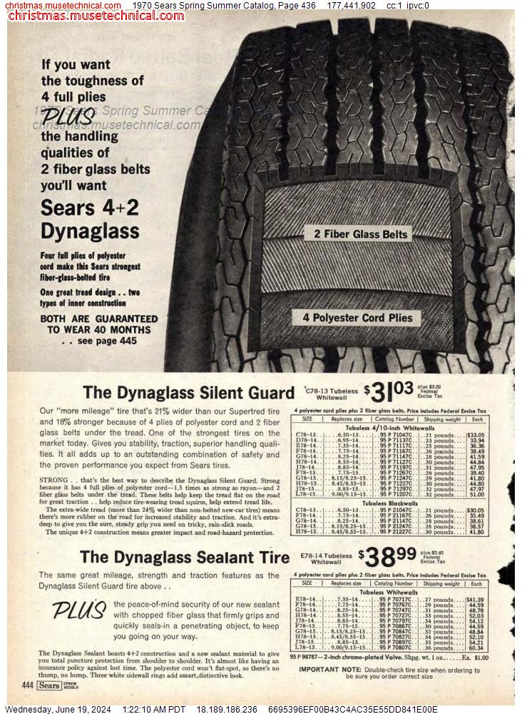 1970 Sears Spring Summer Catalog, Page 436