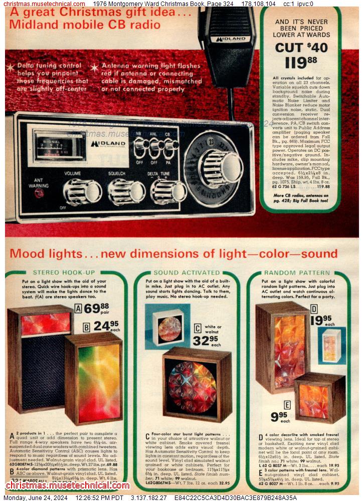 1976 Montgomery Ward Christmas Book, Page 324