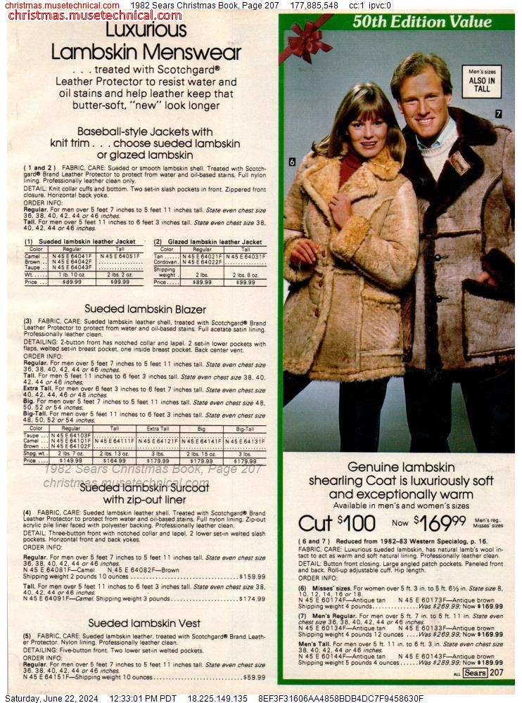 1982 Sears Christmas Book, Page 207