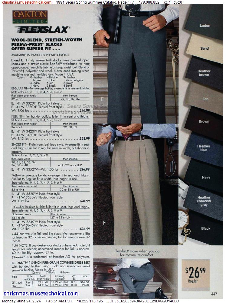 1991 Sears Spring Summer Catalog, Page 447